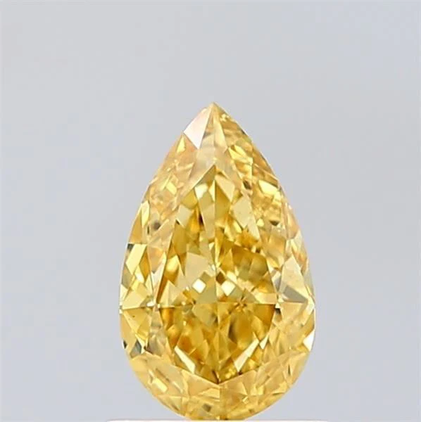 1.05 ct. Fancy Intense Yellow/VS1 Pear Lab Grown Diamond
