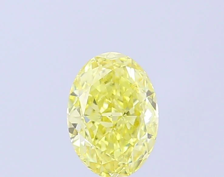 1.05 ct. Fancy Intense Yellow/VVS2 Oval Lab Grown Diamond