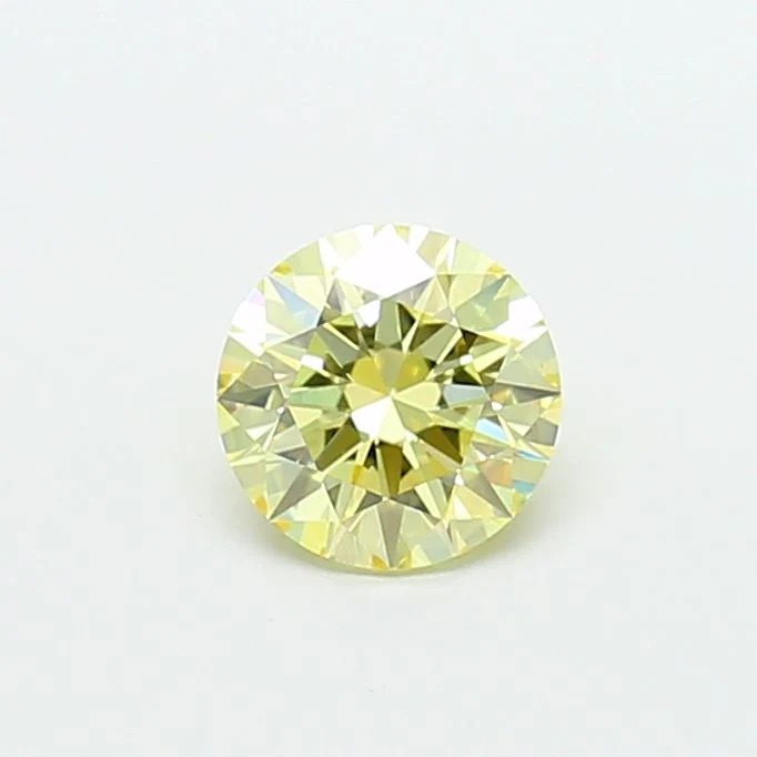1.05 ct. Fancy Light Yellow/VVS2 Round Lab Grown Diamond