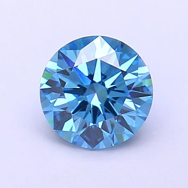 1.05 ct. Fancy Vivid Blue/VS1 Round Lab Grown Diamond
