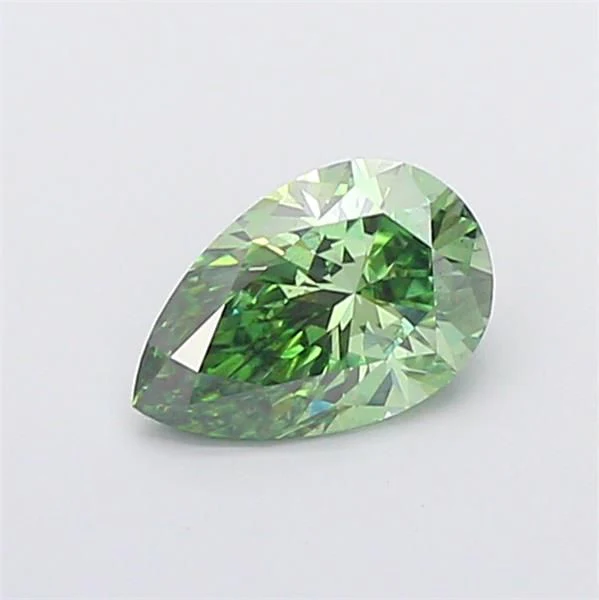 1.05 ct. Fancy Vivid Green/SI1 Pear Lab Grown Diamond