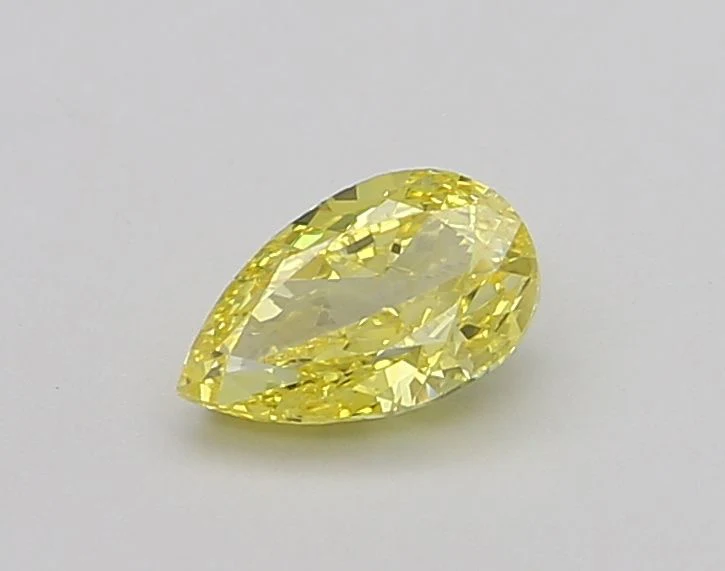 1.05 ct. Fancy Vivid Yellow/VS1 Pear Lab Grown Diamond