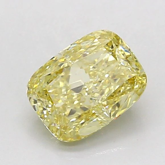 1.05 ct. Fancy Yellow/VVS2 Cushion Modified Lab Grown Diamond
