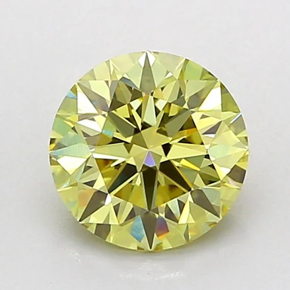1.05 ct. Fancy Yellow/VVS2 Round Lab Grown Diamond