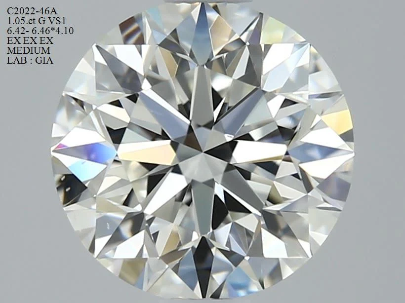 1.05 ct. G/VS1 Round Diamond