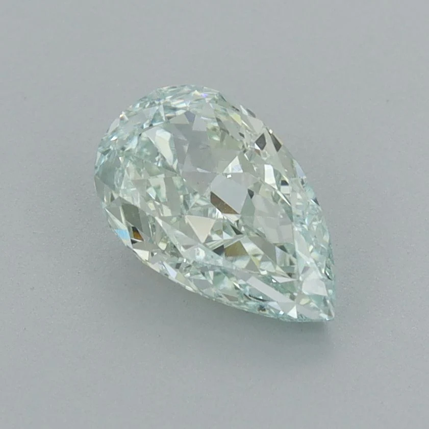 1.06 ct. Fancy Intense Green/VVS2 Pear Lab Grown Diamond