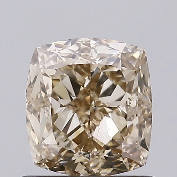 1.06 ct. Fancy Light Brown/VS2 Cushion Modified Diamond