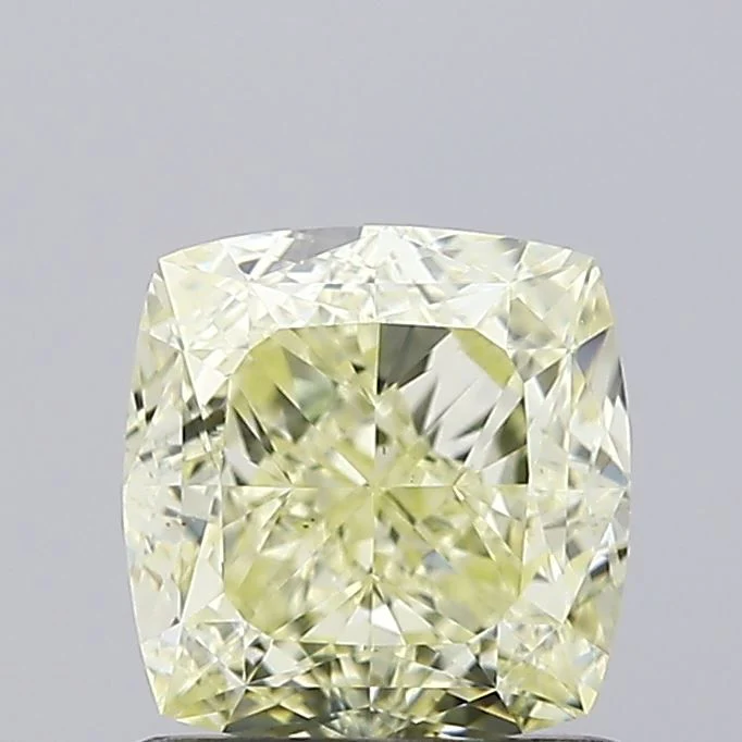 1.06 ct. Fancy Light Yellow/VS2 Cushion Modified Diamond
