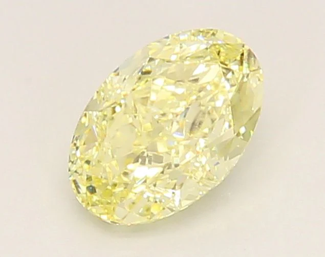 1.06 ct. Fancy Yellow/VS1 Oval Lab Grown Diamond - Image 2