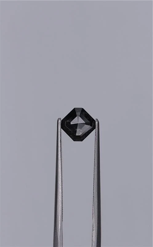 1.07 ct. Fancy Black/VVS2 Asscher Diamond