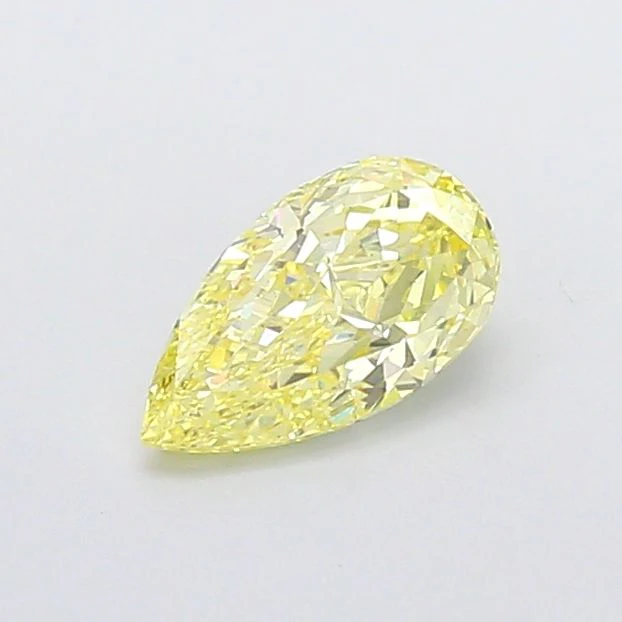 1.07 ct. Fancy Intense Yellow/VS2 Pear Lab Grown Diamond