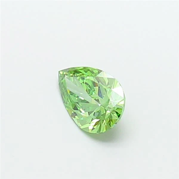 1.07 ct. Fancy Vivid Green/VS2 Pear Lab Grown Diamond - Image 2