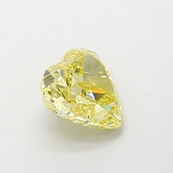 1.07 ct. Fancy Yellow/VS1 Heart Lab Grown Diamond