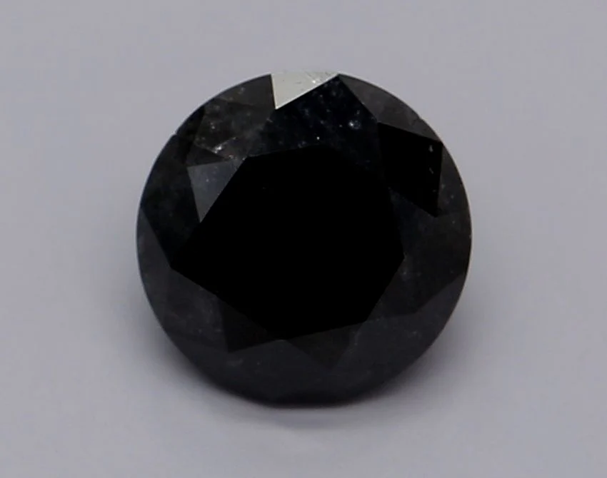 1.08 ct. Fancy Black/ Round Diamond