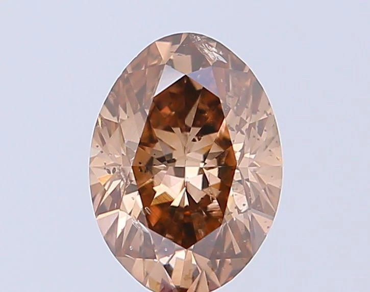 1.08 ct. Fancy Brown/I1 Oval Diamond