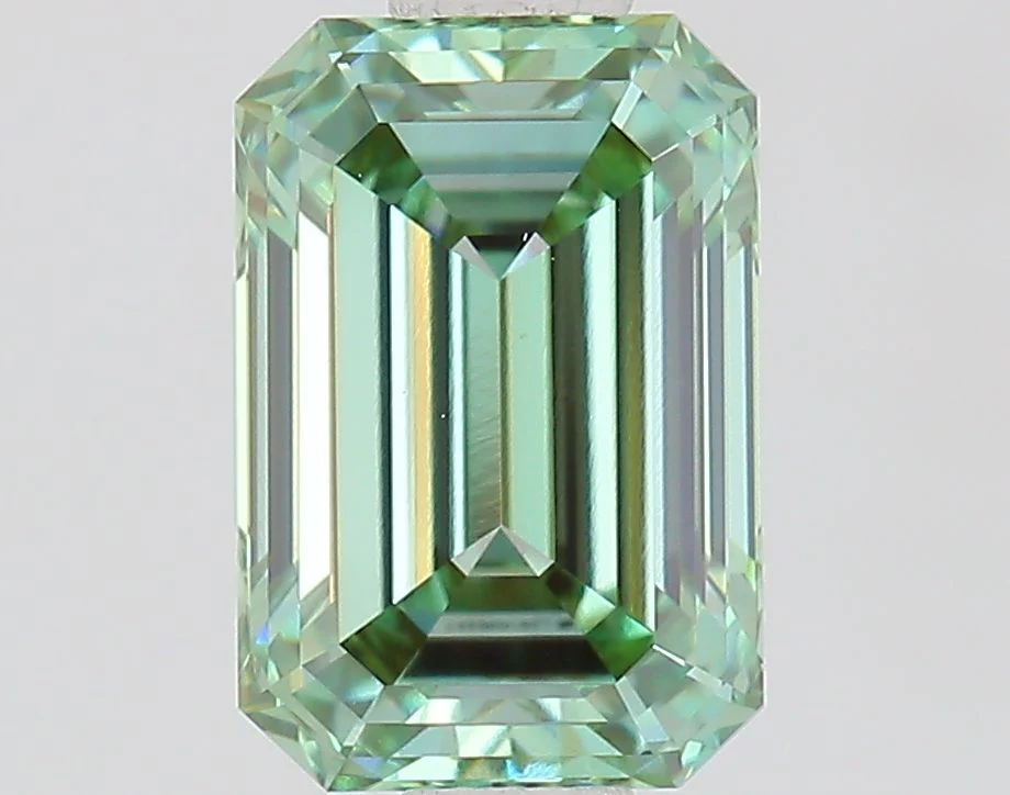 1.08 ct. Fancy Vivid Green/VVS2 Emerald Lab Grown Diamond