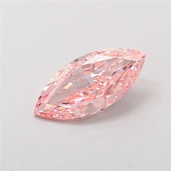 1.08 ct. Fancy Vivid Pink/VVS2 Marquise Lab Grown Diamond - Image 2