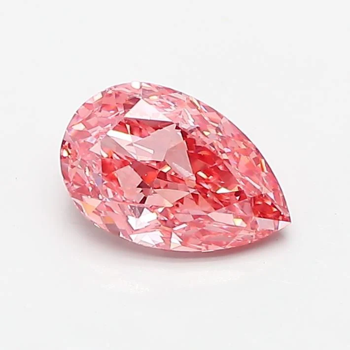 1.08 ct. Fancy Vivid Pink/VVS2 Pear Lab Grown Diamond