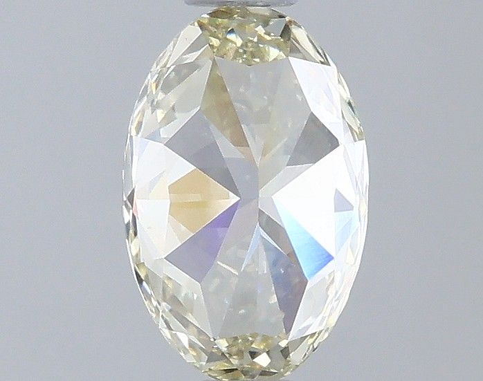 1.09 ct. Fancy Light Yellow/VVS2 Oval Lab Grown Diamond