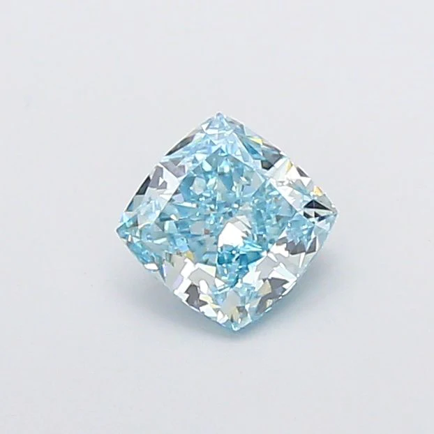 1.10 ct. Fancy Vivid Blue/VVS2 Cushion Modified Lab Grown Diamond