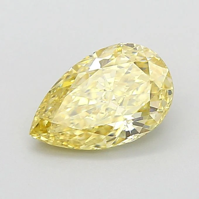 1.10 ct. Fancy Yellow/VS1 Pear Lab Grown Diamond