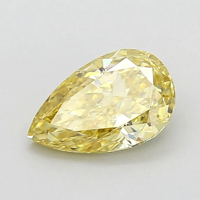1.11 ct. Fancy Intense Yellow/VS1 Pear Lab Grown Diamond