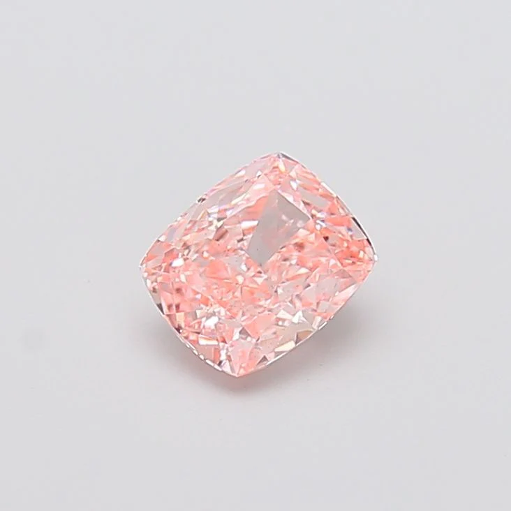 1.12 ct. Fancy Vivid Pink/VS2 Cushion Modified Lab Grown Diamond