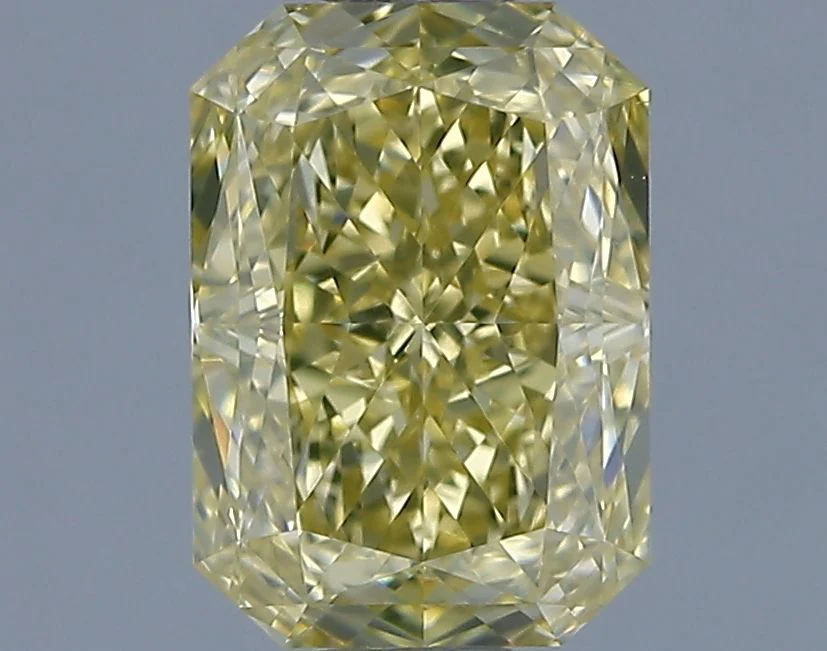 1.12 ct. Fancy Yellow/VS2 Radiant Diamond