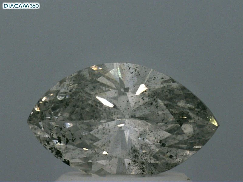 1.13 ct. Fancy Light Gray/I2 Marquise Diamond