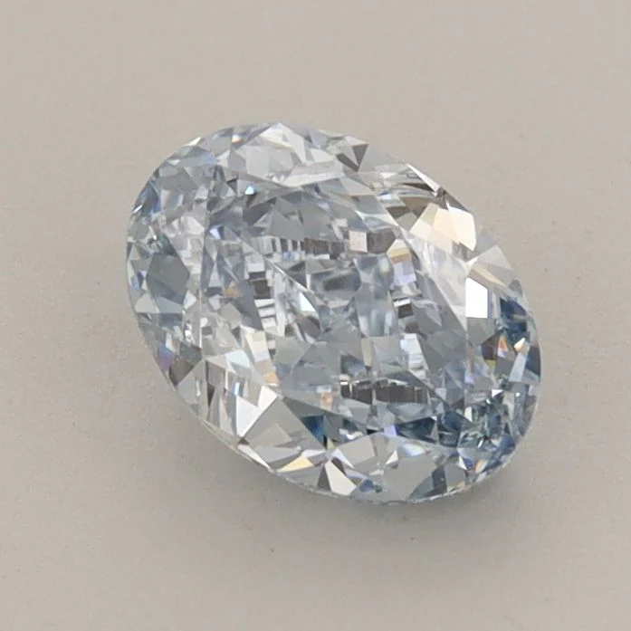 1.14 ct. Fancy Blue/VS1 Oval Lab Grown Diamond