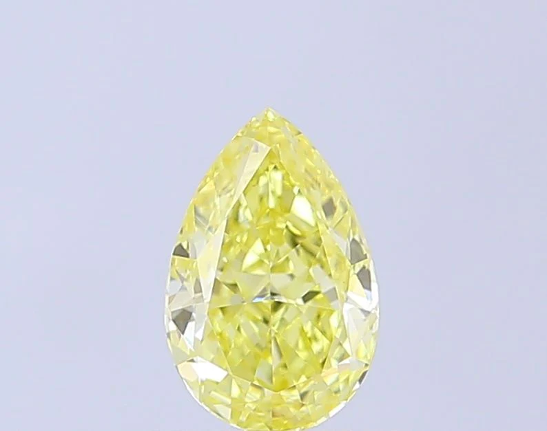 1.16 ct. Fancy Intense Yellow/VS1 Pear Lab Grown Diamond