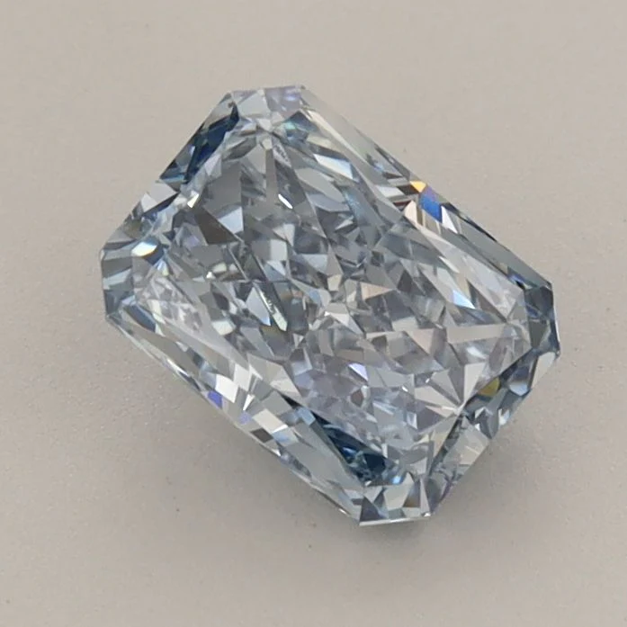 1.17 ct. Fancy Vivid Blue/VS1 Radiant Lab Grown Diamond
