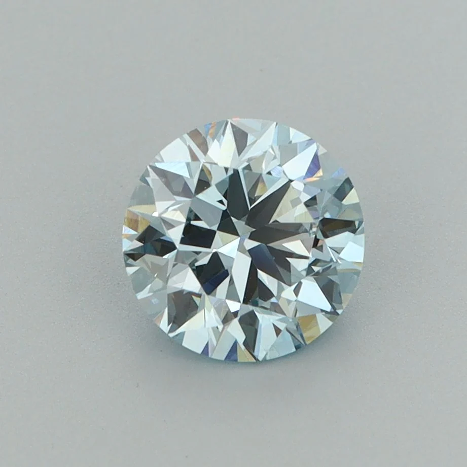 1.17 ct. Fancy Vivid Blue/VVS1 Round Lab Grown Diamond