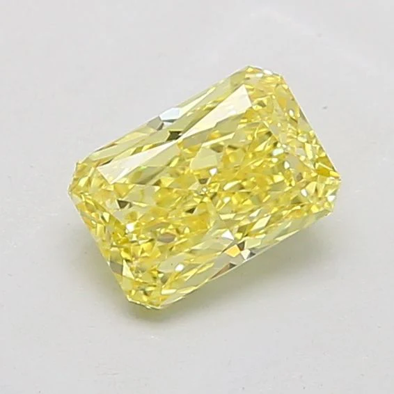 1.18 ct. Fancy Vivid Yellow/VS1 Radiant Lab Grown Diamond