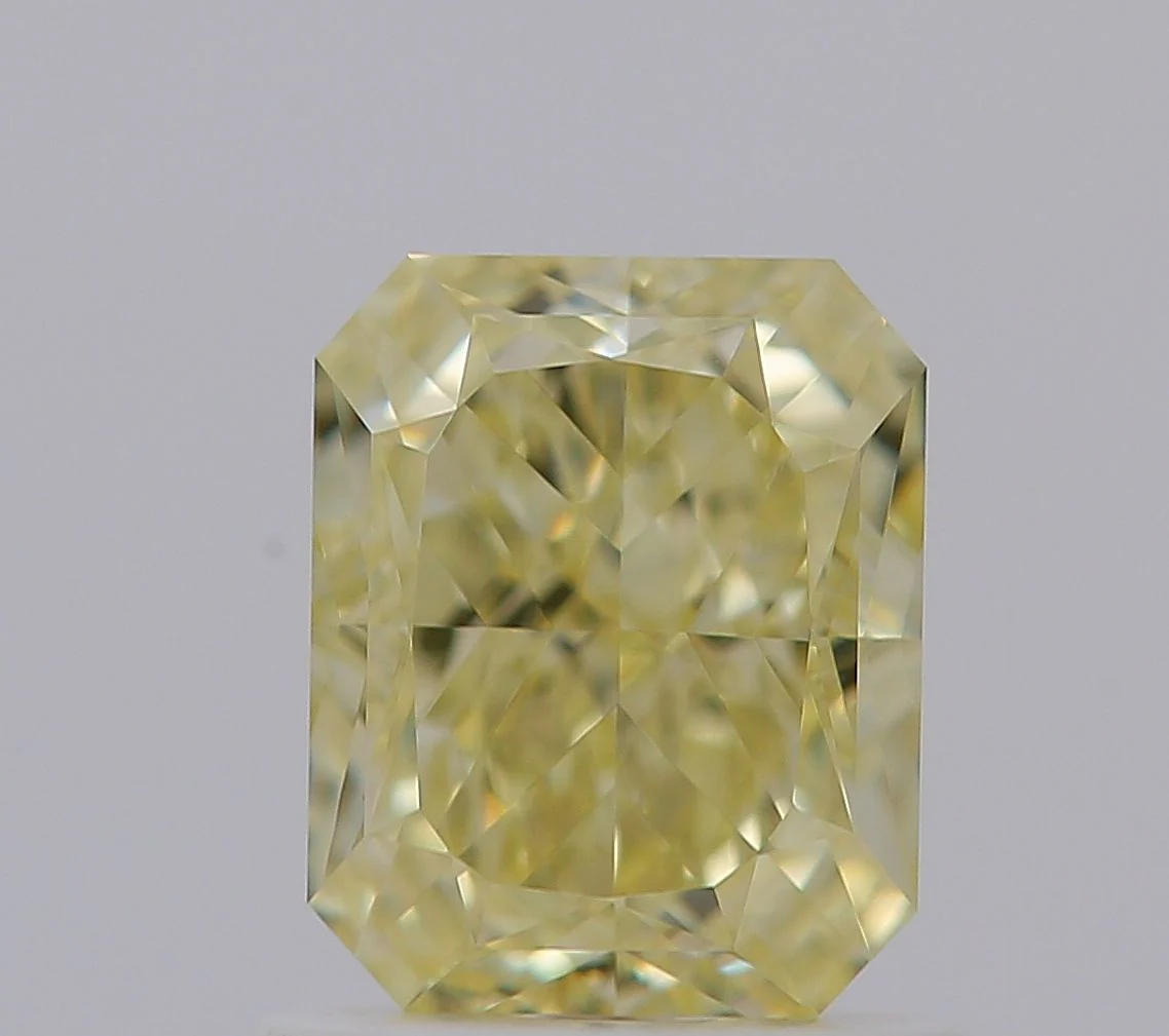 1.19 ct. Fancy Light Yellow/VS1 Radiant Diamond