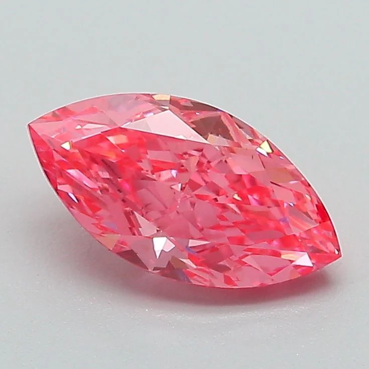 1.19 ct. Fancy Vivid Pink/VS1 Marquise Lab Grown Diamond