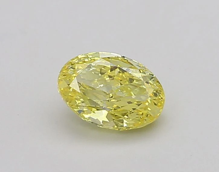 1.19 ct. Fancy Vivid Yellow/VS2 Oval Lab Grown Diamond