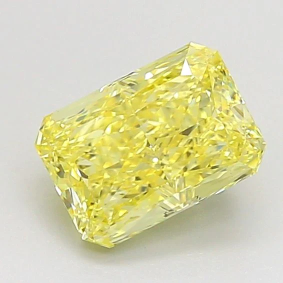 1.20 ct. Fancy Vivid Yellow/VS1 Radiant Lab Grown Diamond