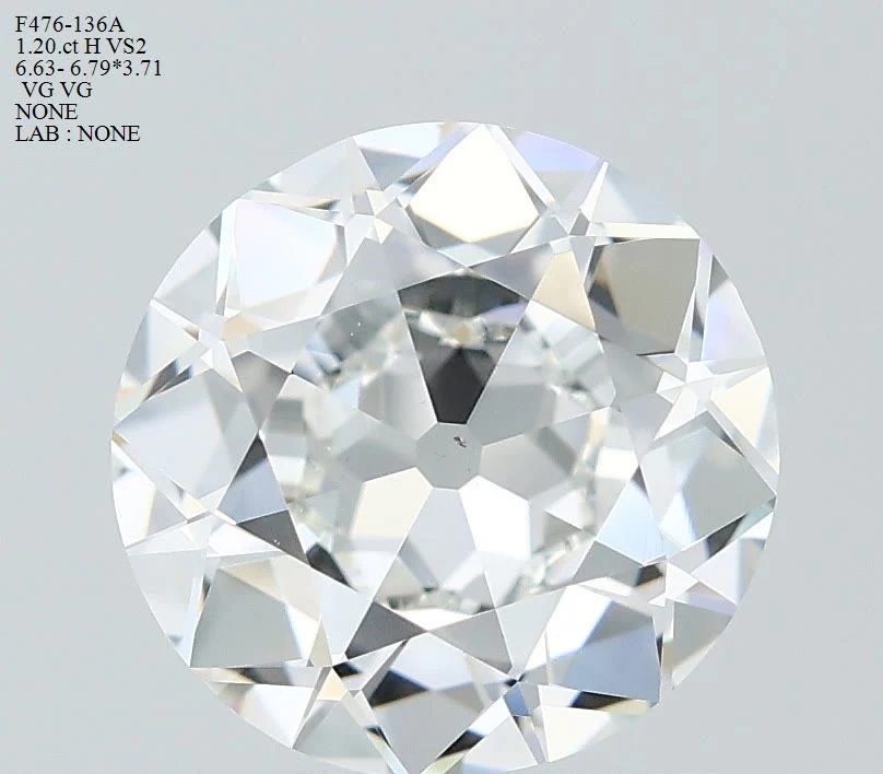 1.20 ct. H/VS2 European Cut Diamond