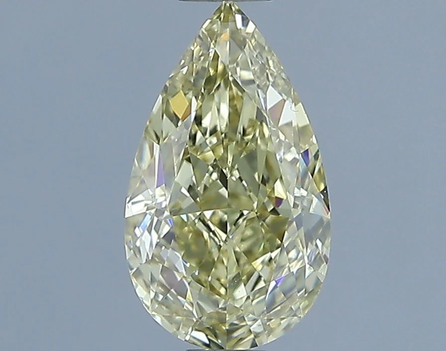 1.21 ct. Fancy Yellow/VS1 Pear Diamond