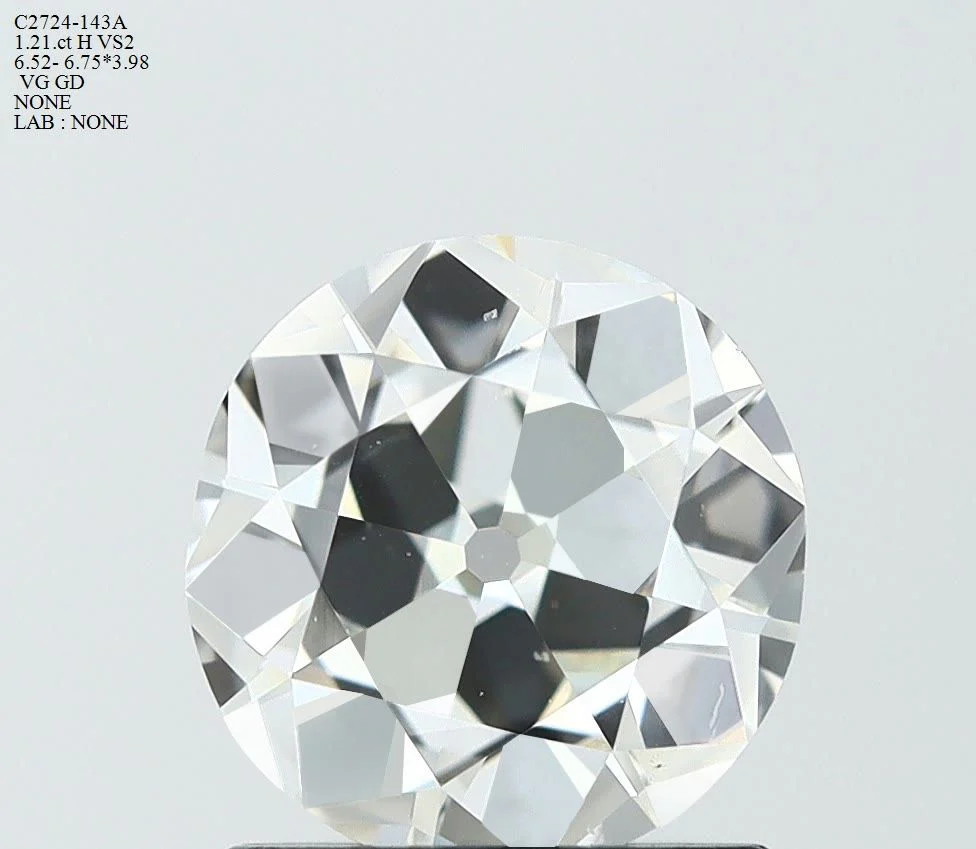 1.21 ct. H/VS2 European Cut Diamond