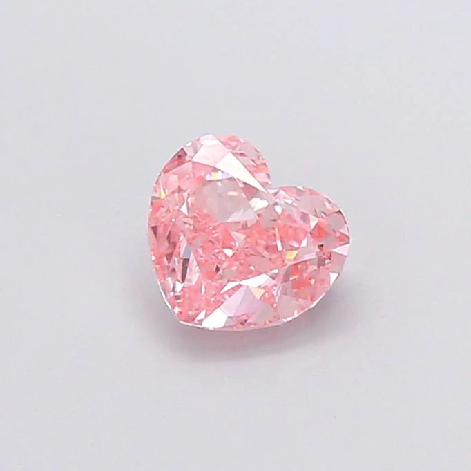1.22 ct. Fancy Vivid Pink/VS1 Heart Lab Grown Diamond
