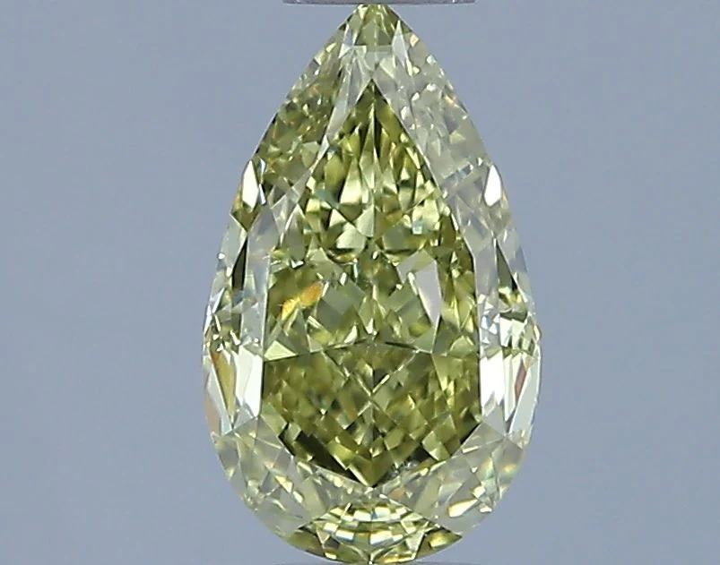 1.23 ct. Fancy Yellow/SI1 Pear Diamond