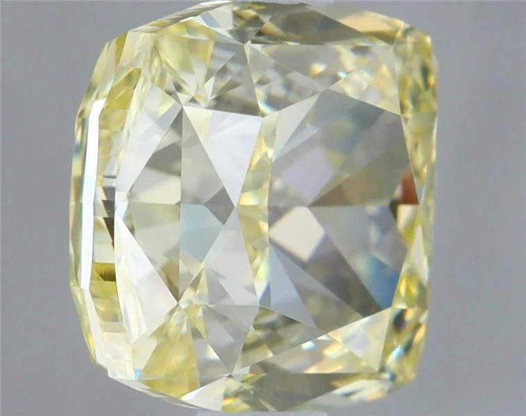 1.27 ct. Fancy Yellow/VS2 Cushion Brilliant Diamond