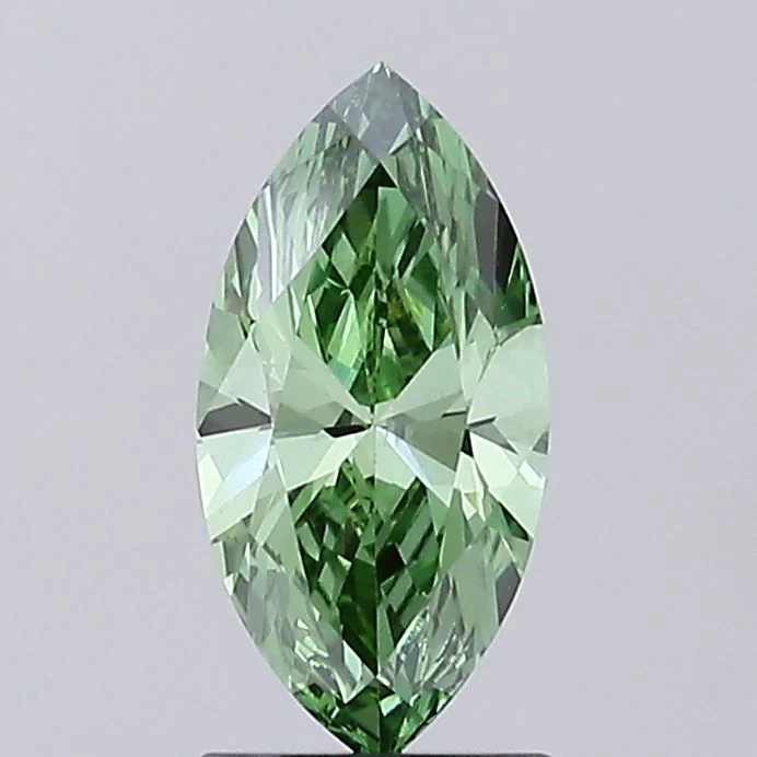 1.28 ct. Fancy Vivid Green/VVS2 Marquise Lab Grown Diamond