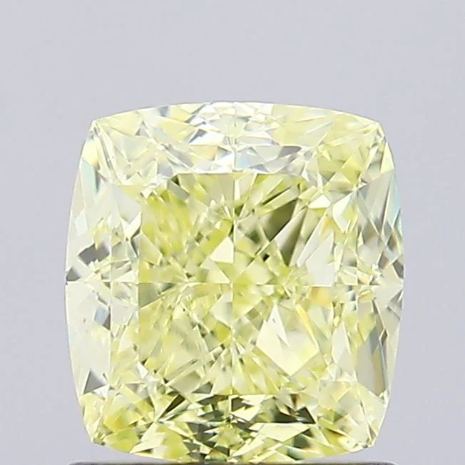 1.28 ct. Fancy Yellow/VS2 Cushion Modified Diamond