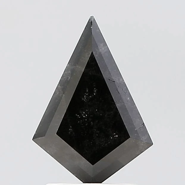 1.29 ct. Fancy Salt And Pepper/VVS2 Kite Diamond