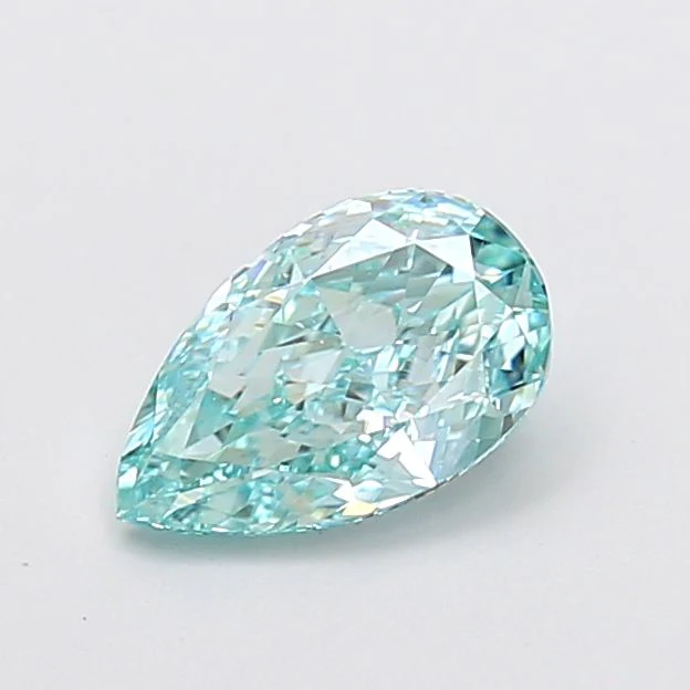 1.29 ct. Fancy Vivid Blue/VVS1 Pear Lab Grown Diamond - Image 2