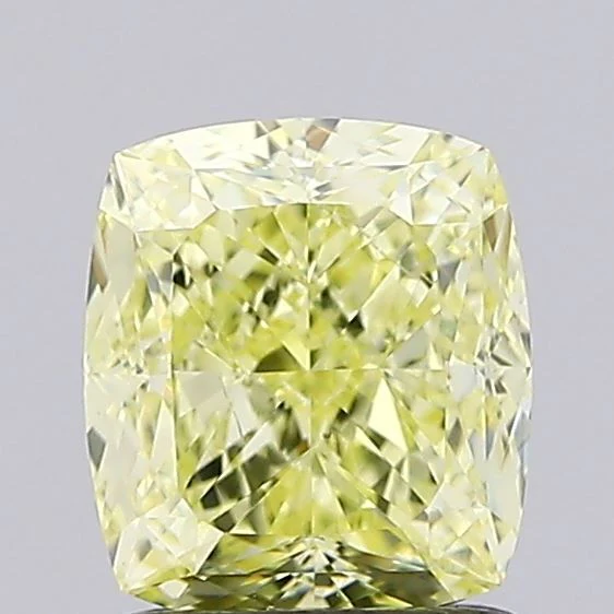 1.29 ct. Fancy Yellow/SI1 Cushion Modified Diamond