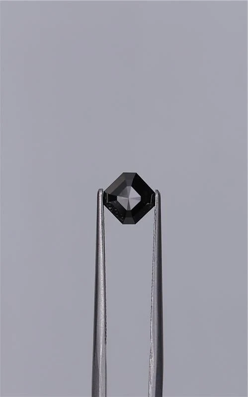 1.31 ct. Fancy Black/VVS2 Asscher Diamond